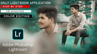 aqua and orange color editing (preset ) step by step simple color editing Lightroom application screenshot 4