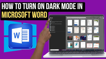 How to Turn On Dark Mode / Theme in Microsoft Word | step by step guide