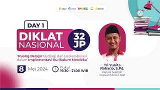 Hari 1 : Diklat Ruang Belajar Berbagi dan berkolaborasi dalam Implementasi Kurikulum Merdeka