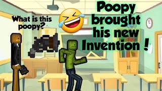 POOPY BROUGHT HIS NEW INVENTION IN SCHOOL - Melon Playground 11.0 NEW UPDATE