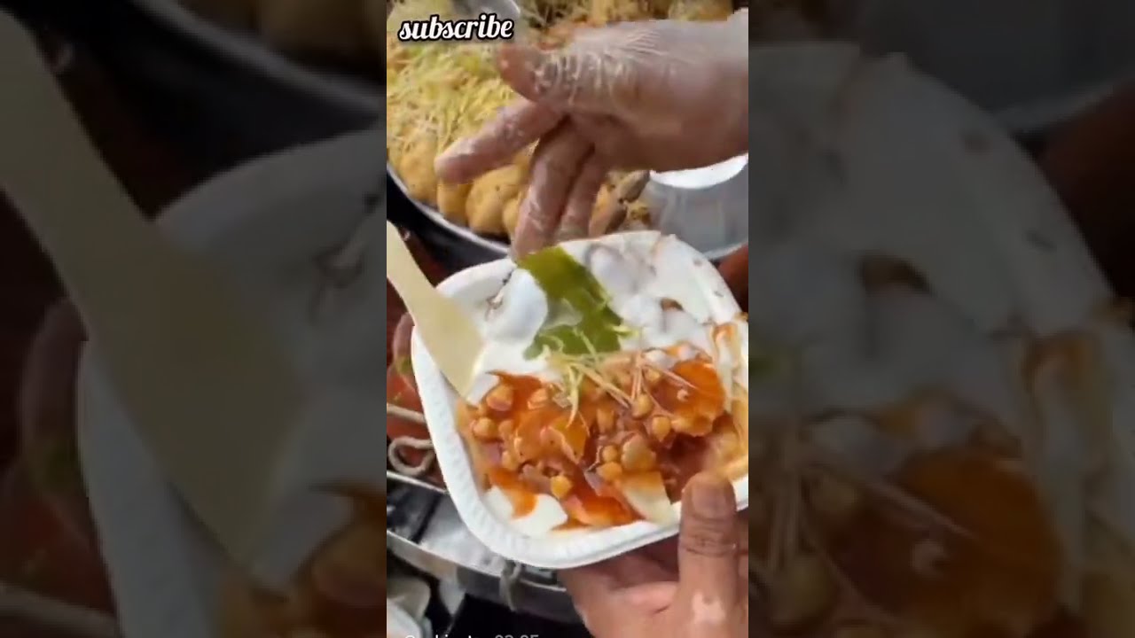 Indian street food best papri chaat recipe 