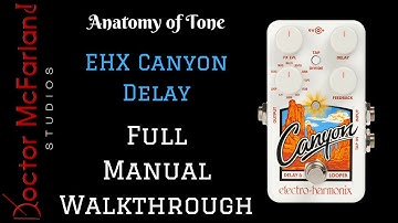 EHX Canyon Delay Complete Manual Walkthrough