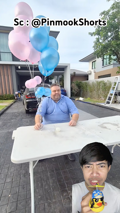 Why didn't I borrow a balloon and say it first‼️😆❤️‍🩹 PinmookShorts