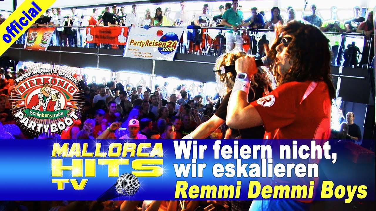 partynextdoor Remmi Demmi Boys - Wir feiern nicht, wir eskalieren - Peter Wackel´s Bierkönig Partyboot