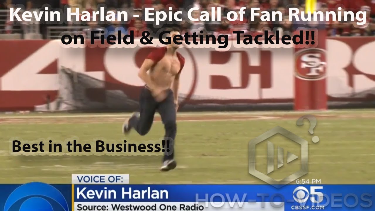 Kevin Harlan's Play By Play Of Fan Running On Field Is Amazing  *Epic*