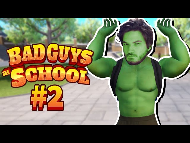 NOVO JOGO SIMULADOR de ESCOLA!!! (O PIOR ALUNO) - Bad Guys at School 