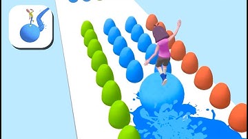 Splash Runner - All Levels Gameplay Android,iOS (Levels 1-4)