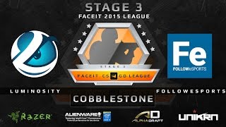 Luminosity vs FollowEsports - Cobblestone (FACEIT League Stage 3 NA)