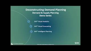 Famous Deconstructing Demand Planning: SAS Visual Analytics at a Glance Profile