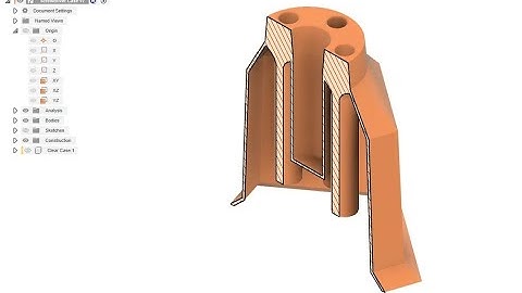 PLTW IED - Activity 1.3.6 - Using the Section Analysis Tool in Fusion 360
