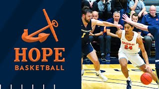 Hope vs. Alma | Men’s Basketball 1.22.22 | NCAA D3 Basketball | MIAA Basketball