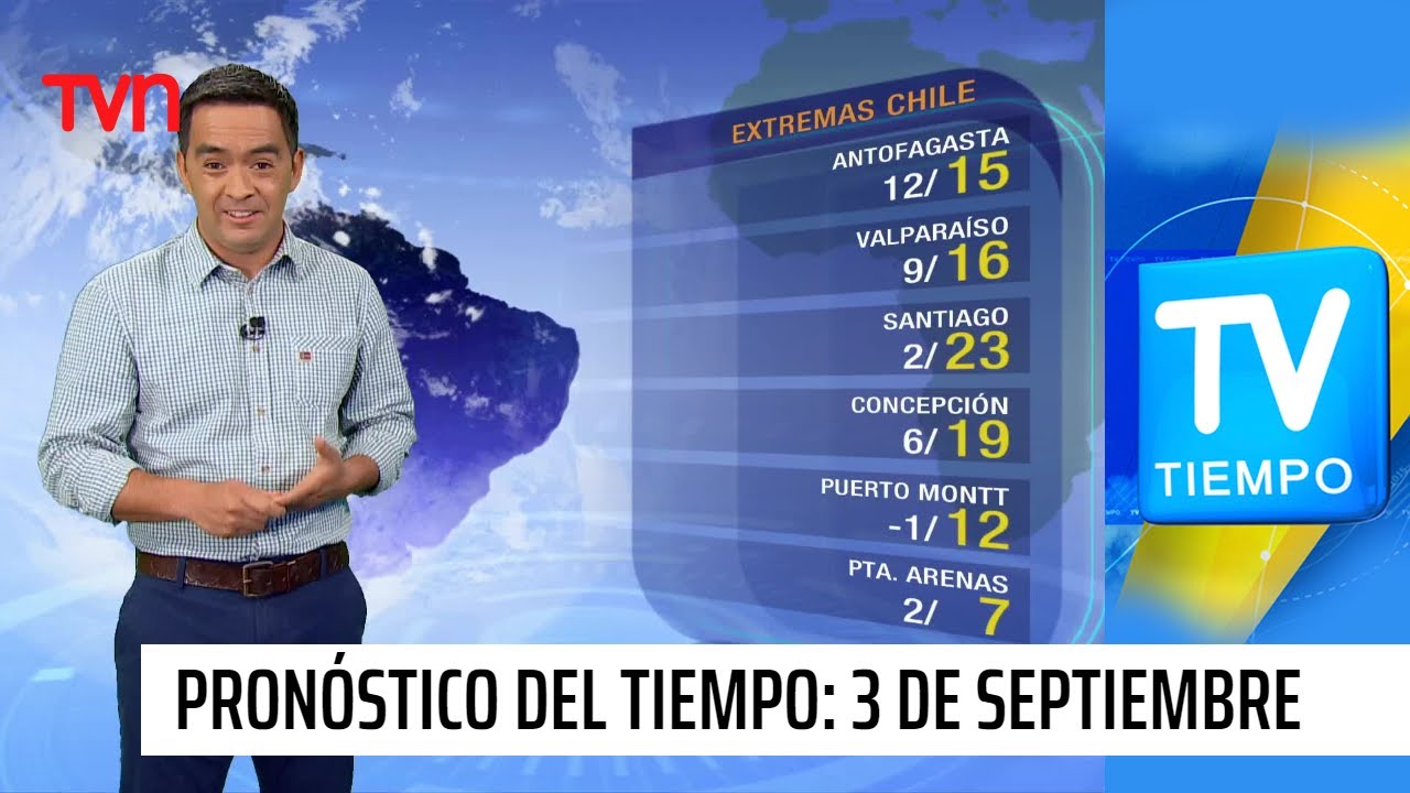 Pronóstico del tiempo Sábado 3 de septiembre TV Tiempo YouTube