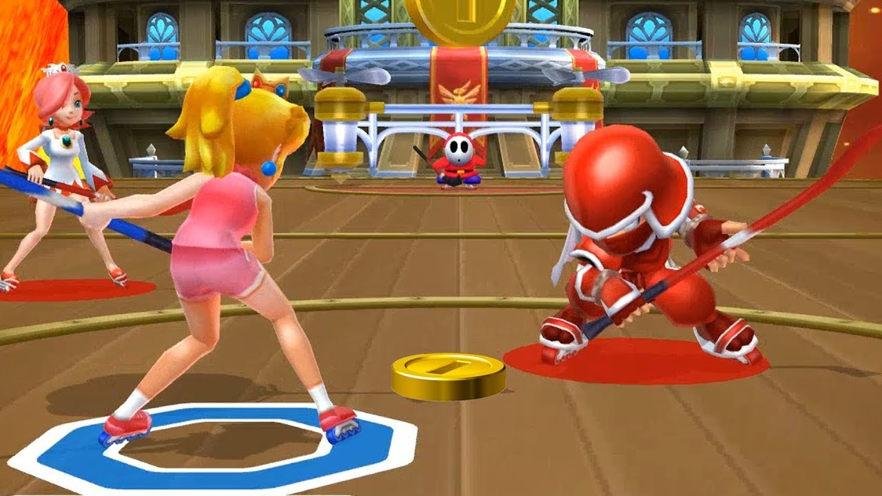 Mario Sports Mix Hockey #20 With Peach and Donkey Kong At Star Cup Hard