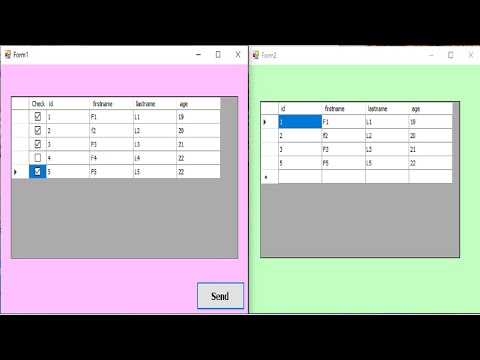 Programming VB.net: Send values from datagridview in form to another datagridview in another form