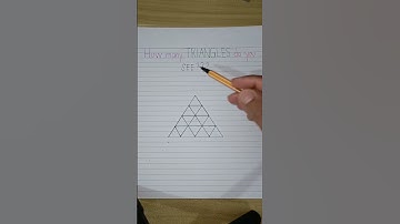 how many triangles do you see 🤔🤔🤔 #youtubeshorts #viral #shortvideo #shorts