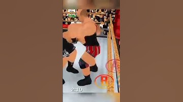 Kurt Angle Gives DDT Brock Lesnar Wr3d 2k23 #shorts #wr3d2k23