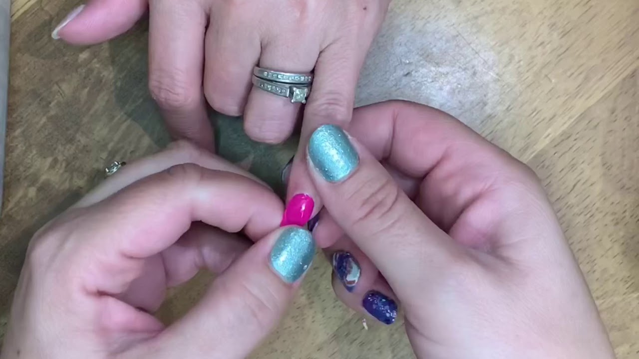 How To Apply Color Street Mixed Mani Youtube