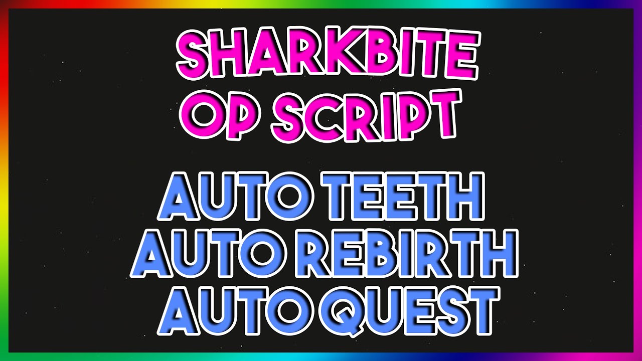 Roblox NEW SharkBite Script Exploit GUI (Pastebin 2022) - YouTube