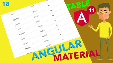 🔴 Angular 11 Tutorial || Table Angular Material  || Ujjwal Technical Tips