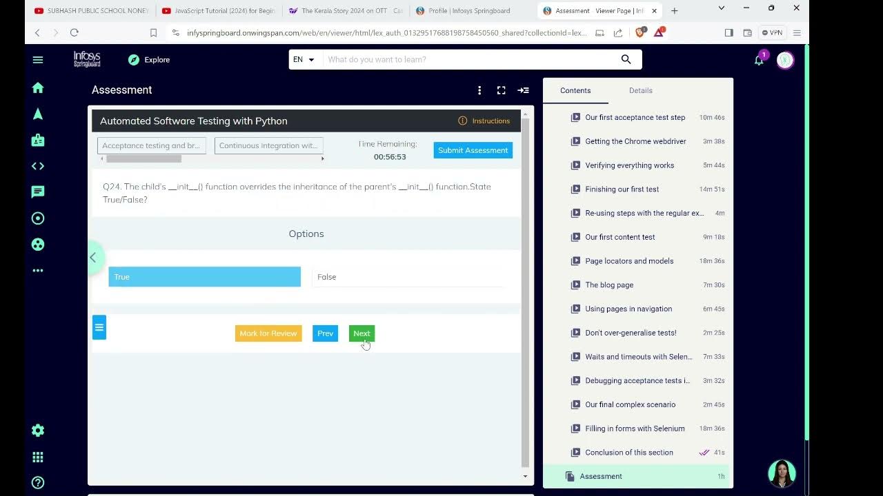 Automated Software Testing with Python Infosys - YouTube