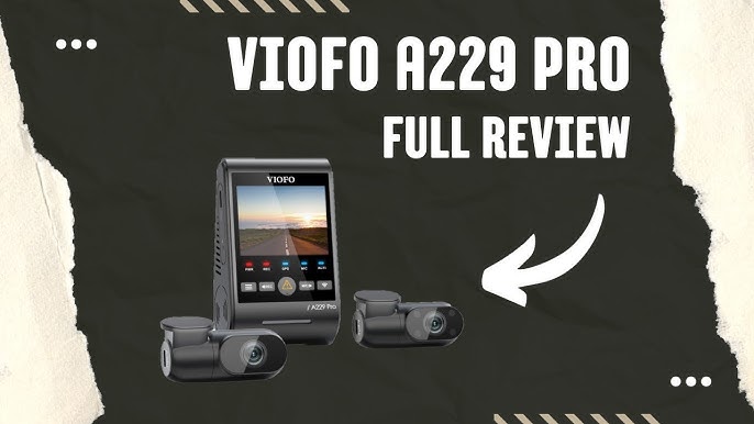 VIOFO A139 Pro 2CH 4K HDR + 1080P Dashcam Vorne Hinten, STARVIS 2 Sensor  3840 x