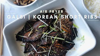 Air Fryer Korean Short Ribs Korean BBQ Galbi