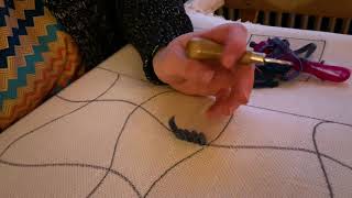 Rug Hooking Tips for Beginners - Why You Should Widen Your Foundation Hole