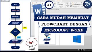 Tutorial Flowchart : Cara Membuat Flowchart di Ms Word || Desain Flowchart di Word screenshot 4