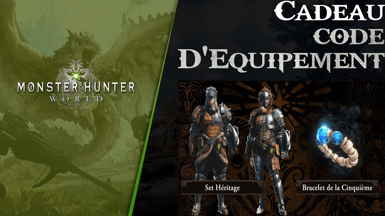 Comment Avoir Le Sabre Pirate Mhw Je vous offre une armure complète ! Monster Hunter World - YouTube