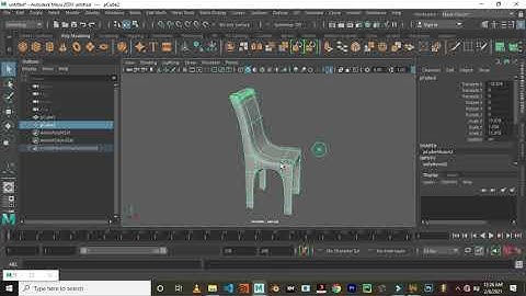 Table and Chair Modeling In Maya For Beginners