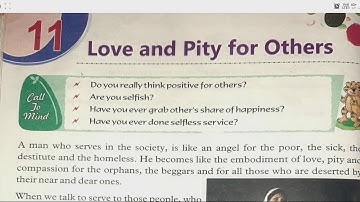 Love And Pity For Others, Moral Value, Class 5th, Lesson 11, With Ms. Seema Sharma [B.Ed.]