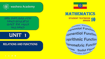 MATHEMATICS 10 UNIT 1  LESSON  12 VERTICAL LINE TEST AND TYPES OF FUNCTIONS