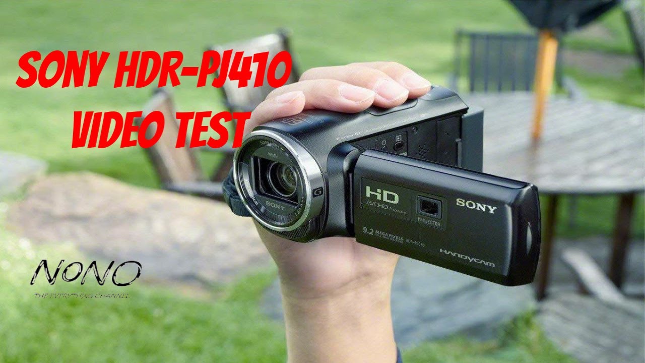 Sony HDR PJ410 Video test - YouTube