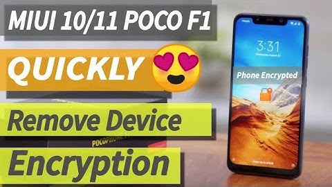 ❣️HOW TO DECRYPT XIAOMI POCO F1 | DECRYPT DATA | EASY TWRP METHOD|