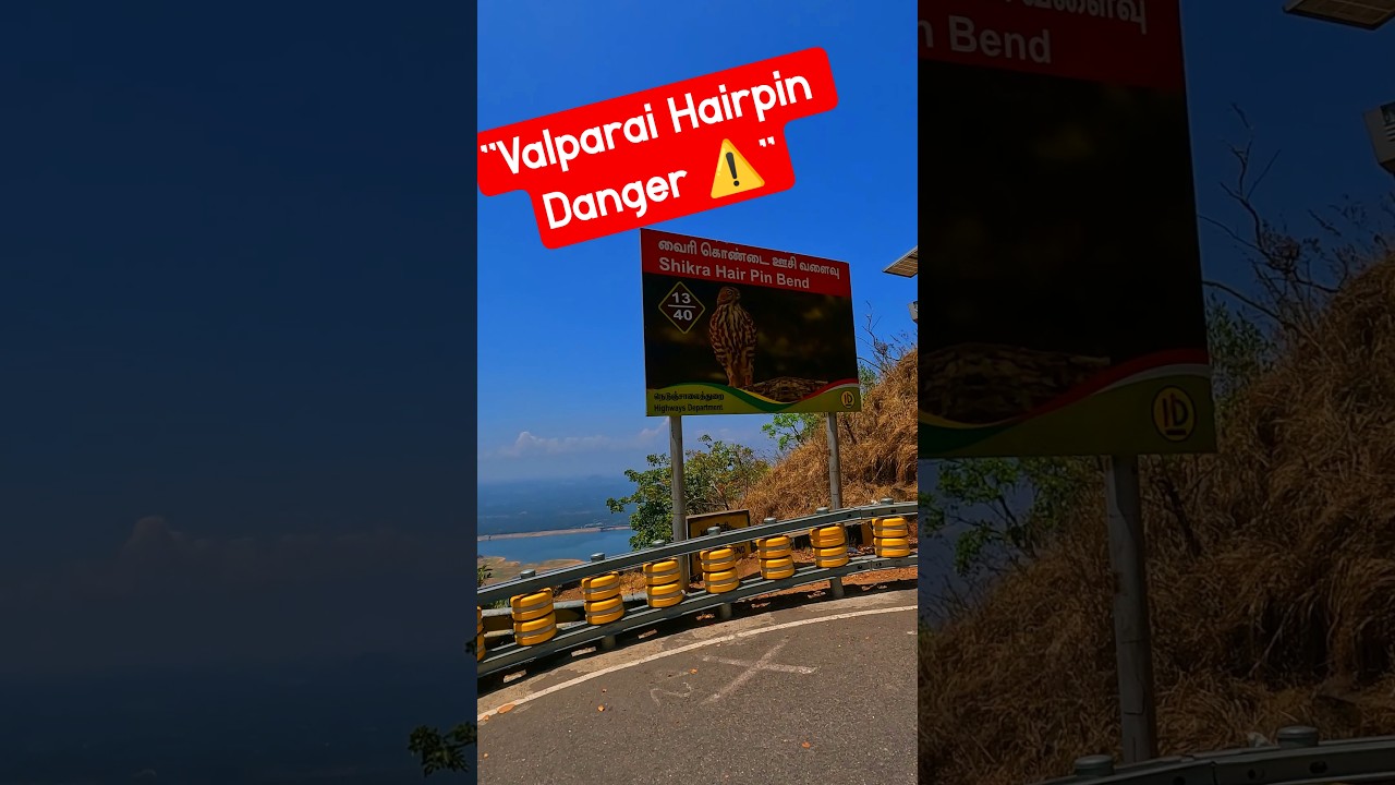 New riders இந்த road-ல careful இல்லனா ஆபத்து 🚗⚠️ | #shorts #travel #trending #Valparai