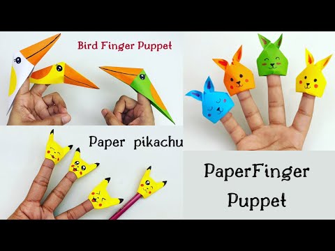 How To Make Paper Finger puppet Box For Kids / Nursery Craft Ideas / Paper Craft Easy / KIDS crafts