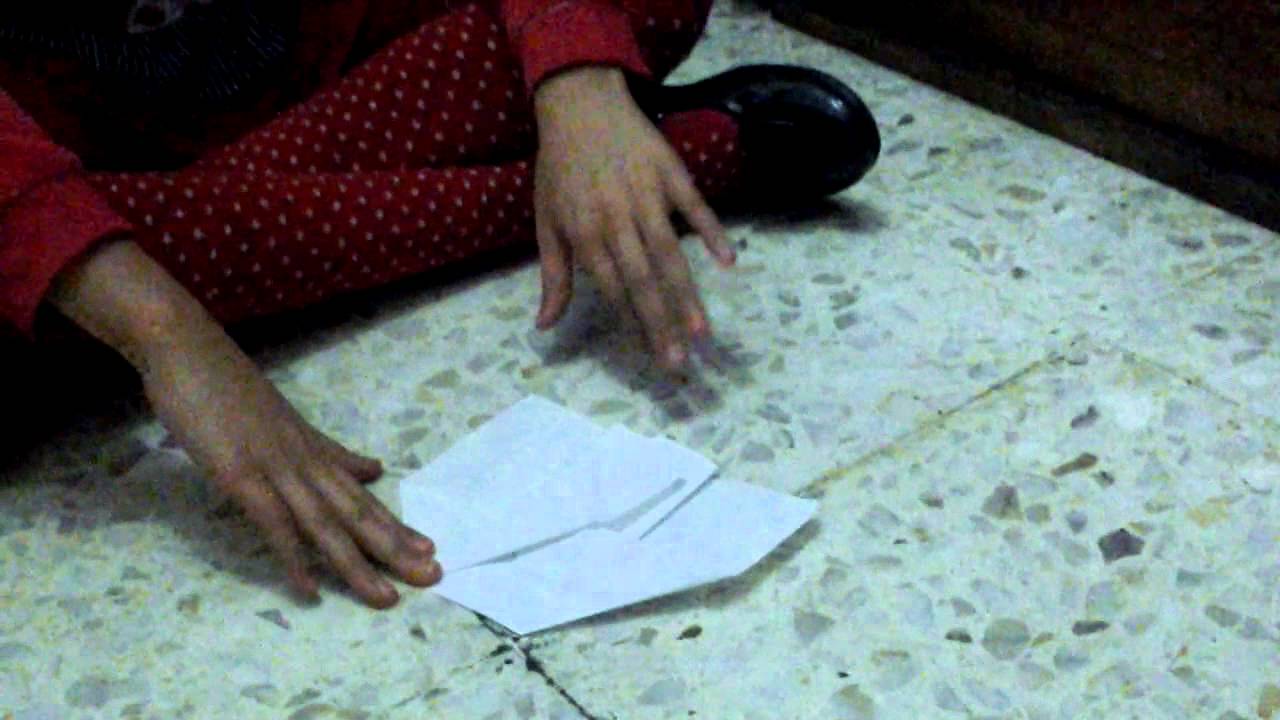 como hacer una silla de papel facil YouTube