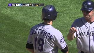 2013/09/29 Blackmon's RBI single
