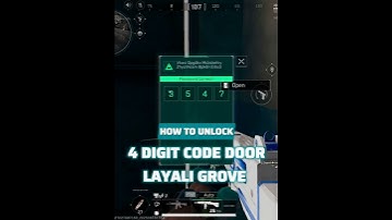 How to unlock the 4-digit code door in Layali Grove?#deltaforce #shorts