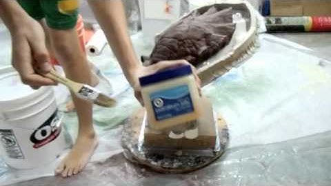 How to make a two part plaster mold for latex masks