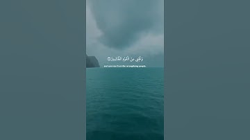 {وَضَرَبَ اللَّهُ مَثَلًا لِلَّذِينَ آمَنُوا}|القارئ إسلام صبحي|صوت يريح النفس 😔💔🌿