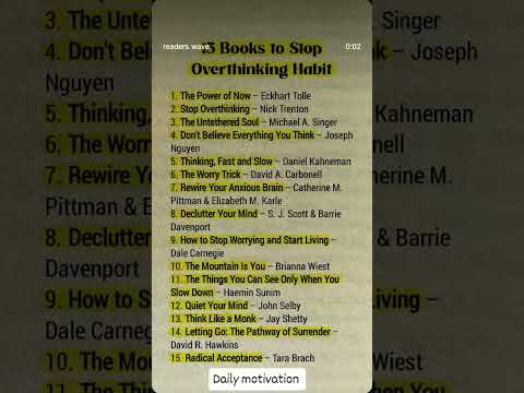 15 Books to
