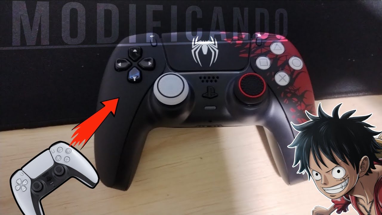 Tunando meu controle 🎮 do ps5 com peças do Aliexpress ✋😎🤚