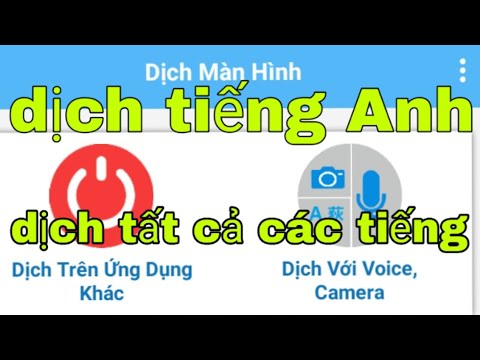 Video Cách tải ứng dụng dịch tiếng Anh sang tiếng Việt trên... - YouTube
