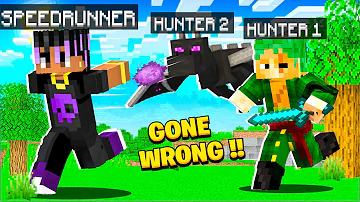 MINECRAFT SPEEDRUNNER VS HUNTERS🔥