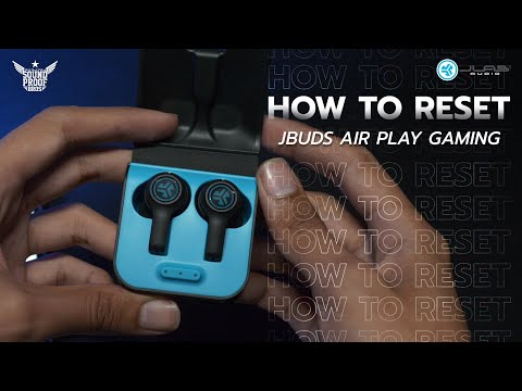 How to reset Jlab Jbuds Air Play Gaming By Soundproofbros.