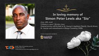 Celebrating the life of Simon Peter Lewis also known as “Sio”