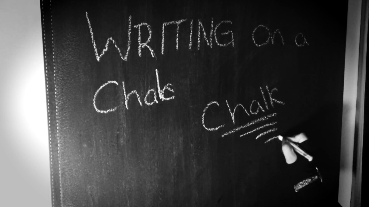 ASMR Writing on Chalkboard No Talking YouTube
