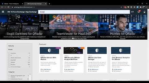 X-Force Threat Intelligence and install the Threat Content Extension in QRadar