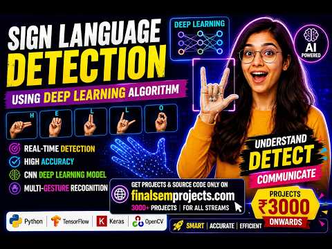 Sign Language Detection using Deep Learning Algorithm